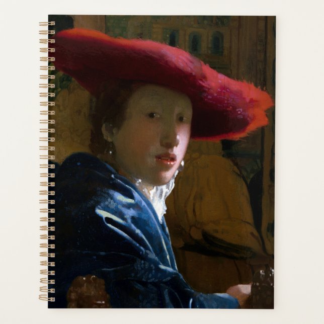 Johannes Vermeer - Fille avec un Casquette rouge (Devant)