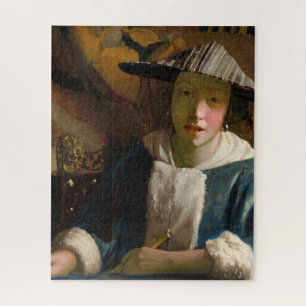 Johannes Vermeer - Girl with a Flute Jigsaw Puzzle