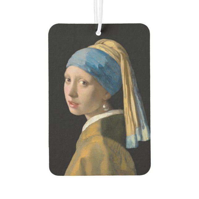 Johannes Vermeer - Girl with a Pearl Earring Air Freshener (Back)