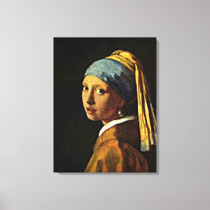 Johannes Vermeer - Girl with a Pearl Earring Canvas Print