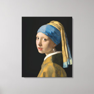 Johannes Vermeer - Girl with a Pearl Earring Canvas Print