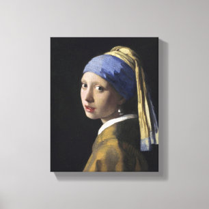 Johannes Vermeer - Girl with a Pearl Earring Canvas Print