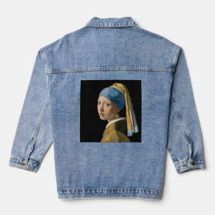 Johannes Vermeer - Girl with a Pearl Earring Denim Jacket
