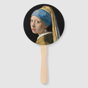 Johannes Vermeer - Girl with a Pearl Earring Hand Fan