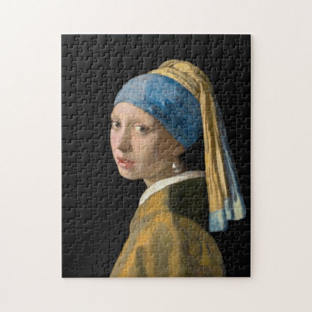 Johannes Vermeer - Girl with a Pearl Earring Jigsaw Puzzle (Vertical)
