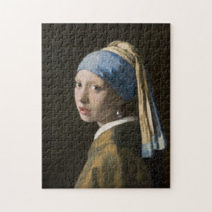 Johannes Vermeer, Girl with a Pearl Earring Jigsaw Puzzle