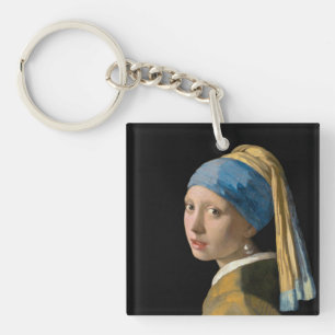 Johannes Vermeer - Girl with a Pearl Earring Keychain