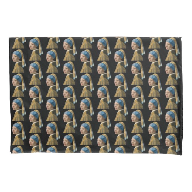 Johannes Vermeer - Girl with a Pearl Earring Pillowcase (Front)