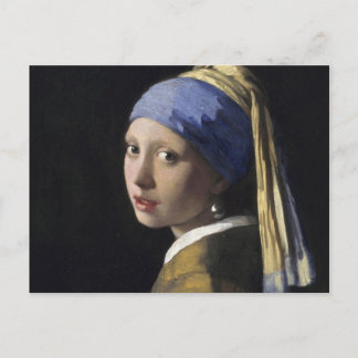 Johannes Vermeer - Girl with a Pearl Earring Postcard