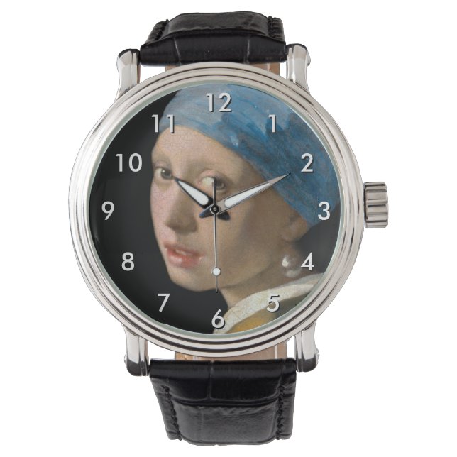 Johannes Vermeer - Girl with a Pearl Earring Watch (Front)