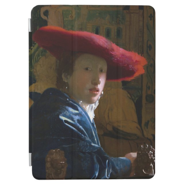 Johannes Vermeer - Girl with a Red Hat iPad Air Cover (Front)