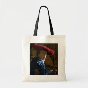 Johannes Vermeer - Girl with a Red Hat Tote Bag
