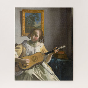 Johannes Vermeer - Guitar Player Jigsaw Puzzle