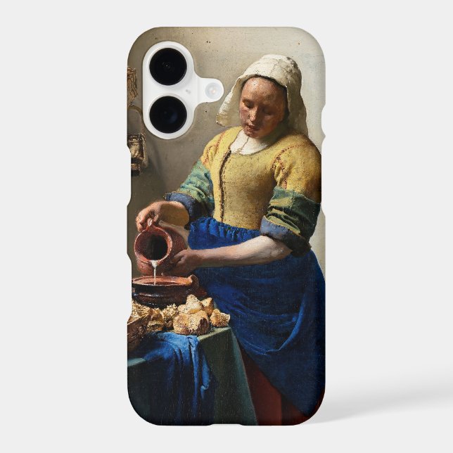 Johannes Vermeer - La Milkmaid (Verso)
