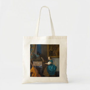 Johannes Vermeer - Lady Seated at a Virginal Tote Bag