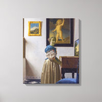 Johannes Vermeer - Lady Standing at a Virginal