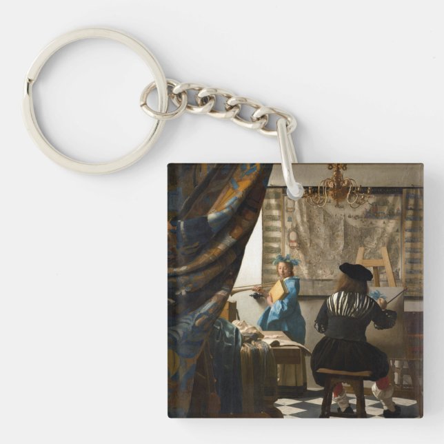 Johannes Vermeer - L'Allégorie de la Peinture (Devant)