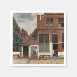 Johannes Vermeer - Little Street Napkin