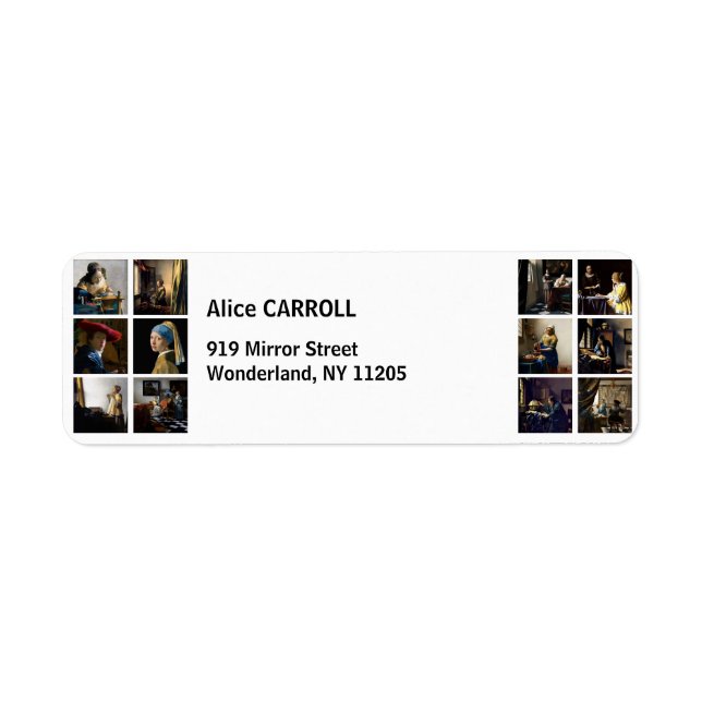 Johannes Vermeer - Masterpieces Grid (Front)