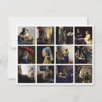Johannes Vermeer - Masterpieces Grid