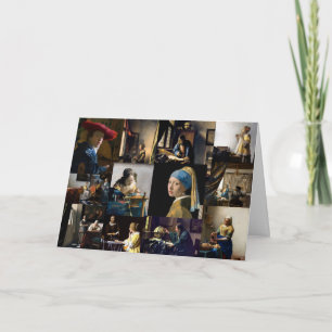 Johannes Vermeer - Masterpieces Patchwork Card