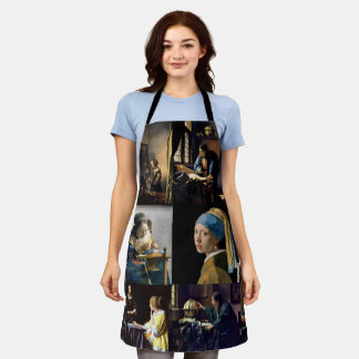 Johannes Vermeer - Masterpieces Patchwork Poster Apron