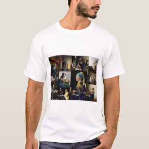 Johannes Vermeer - Masterpieces Patchwork T-Shirt