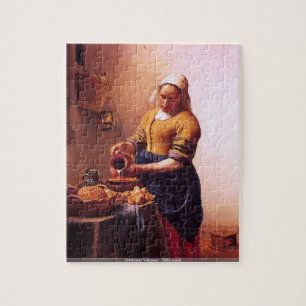Johannes Vermeer - Milk maid puzzle