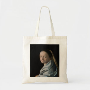 Johannes Vermeer - Study of a Young Woman Tote Bag