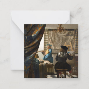 Johannes Vermeer - The Allegory of Painting Card