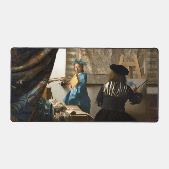 Johannes Vermeer - The Allegory of Painting Desk Mat (Front)