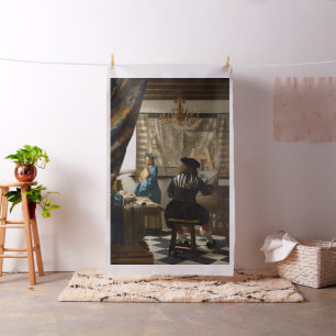 Johannes Vermeer - The Allegory of Painting Fabric