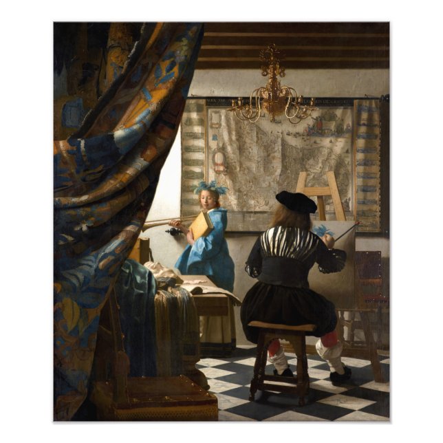 Johannes Vermeer - The Allegory of Painting Photo Print (Front)