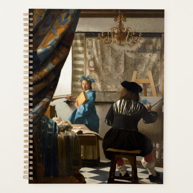 Johannes Vermeer - The Allegory of Painting Planner (Front)