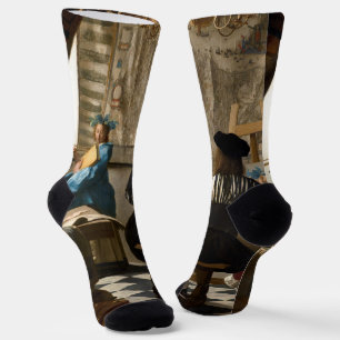 Johannes Vermeer - The Allegory of Painting Socks