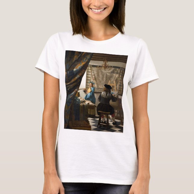 Johannes Vermeer - The Allegory of Painting T-Shirt (Front)