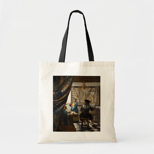 Johannes Vermeer - The Allegory of Painting Tote Bag (Front)