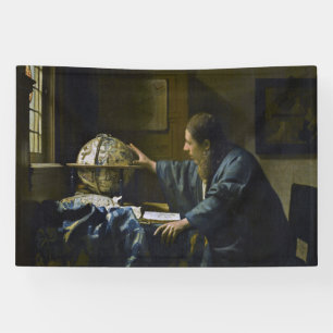 Johannes Vermeer - The Astronomer Banner