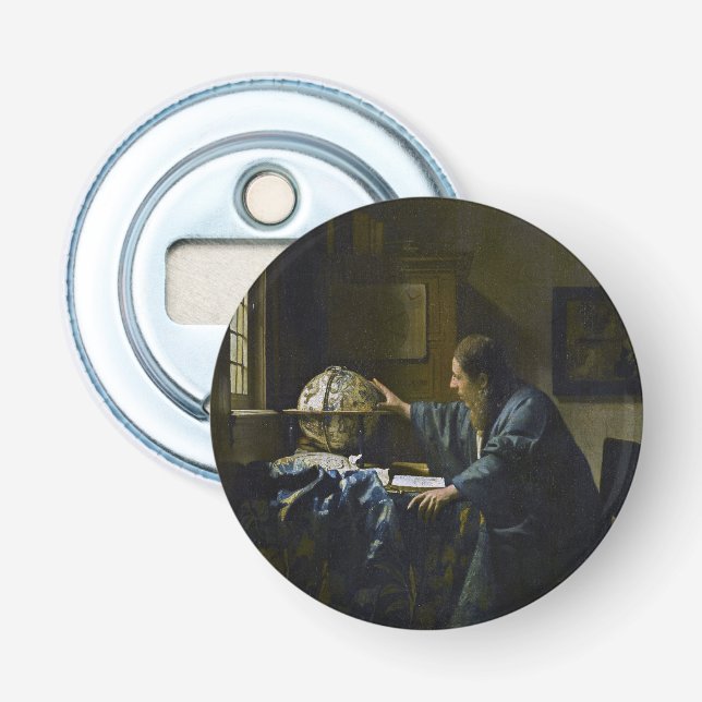 Johannes Vermeer - The Astronomer Bottle Opener (Front)