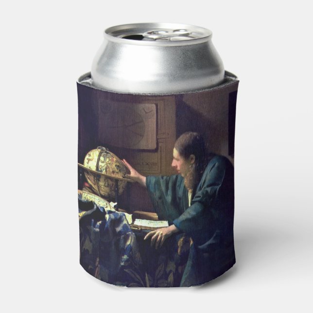 Johannes Vermeer - The Astronomer Can Cooler (Can Front)