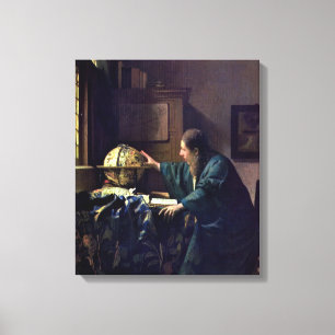 Johannes Vermeer - The Astronomer Canvas Print