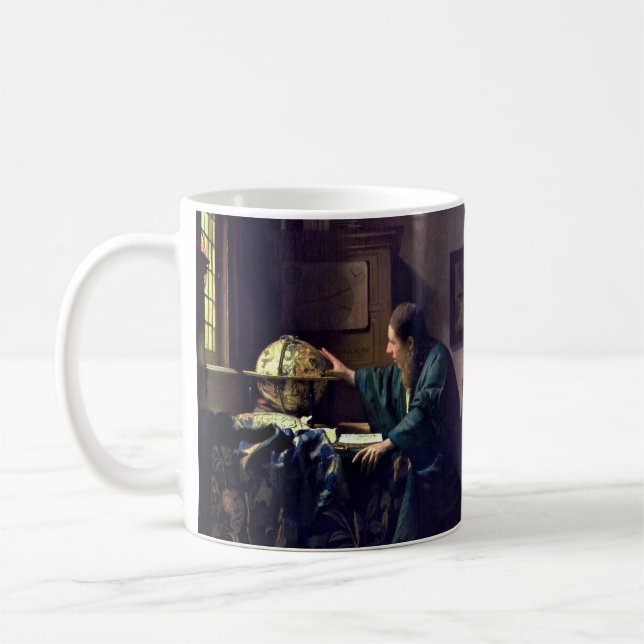 Johannes Vermeer - The Astronomer Coffee Mug (Left)