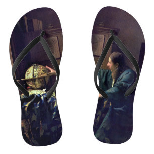 Johannes Vermeer - The Astronomer Flip Flops