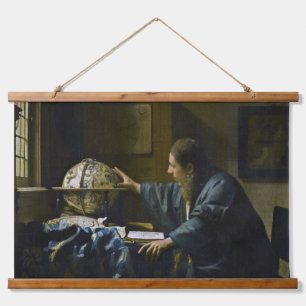 Johannes Vermeer - The Astronomer Hanging Tapestry