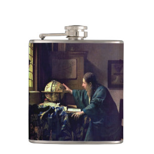 Johannes Vermeer - The Astronomer Hip Flask
