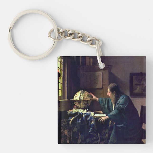 Johannes Vermeer - The Astronomer Keychain (Front)