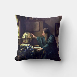 Johannes Vermeer - The Astronomer Throw Pillow