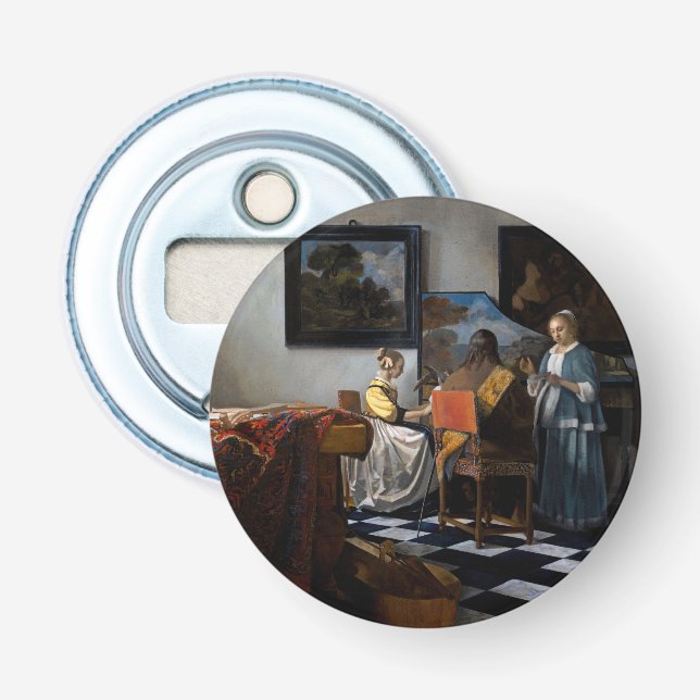 Johannes Vermeer - The Concert Bottle Opener (Front)