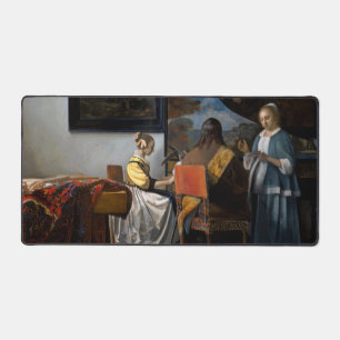 Johannes Vermeer - The Concert Desk Mat