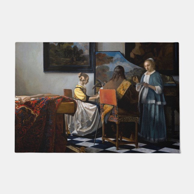 Johannes Vermeer - The Concert Doormat (Front)